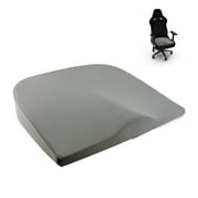 Daiwa Felicity EZE BACK SEAT Memory Foam Posture Support Cushion – Ergonomic Support for Office Chair, Car, and Home – Wedge Design to Improve Sitting Posture \u0026 Reduce Spinal Pressure - Gray